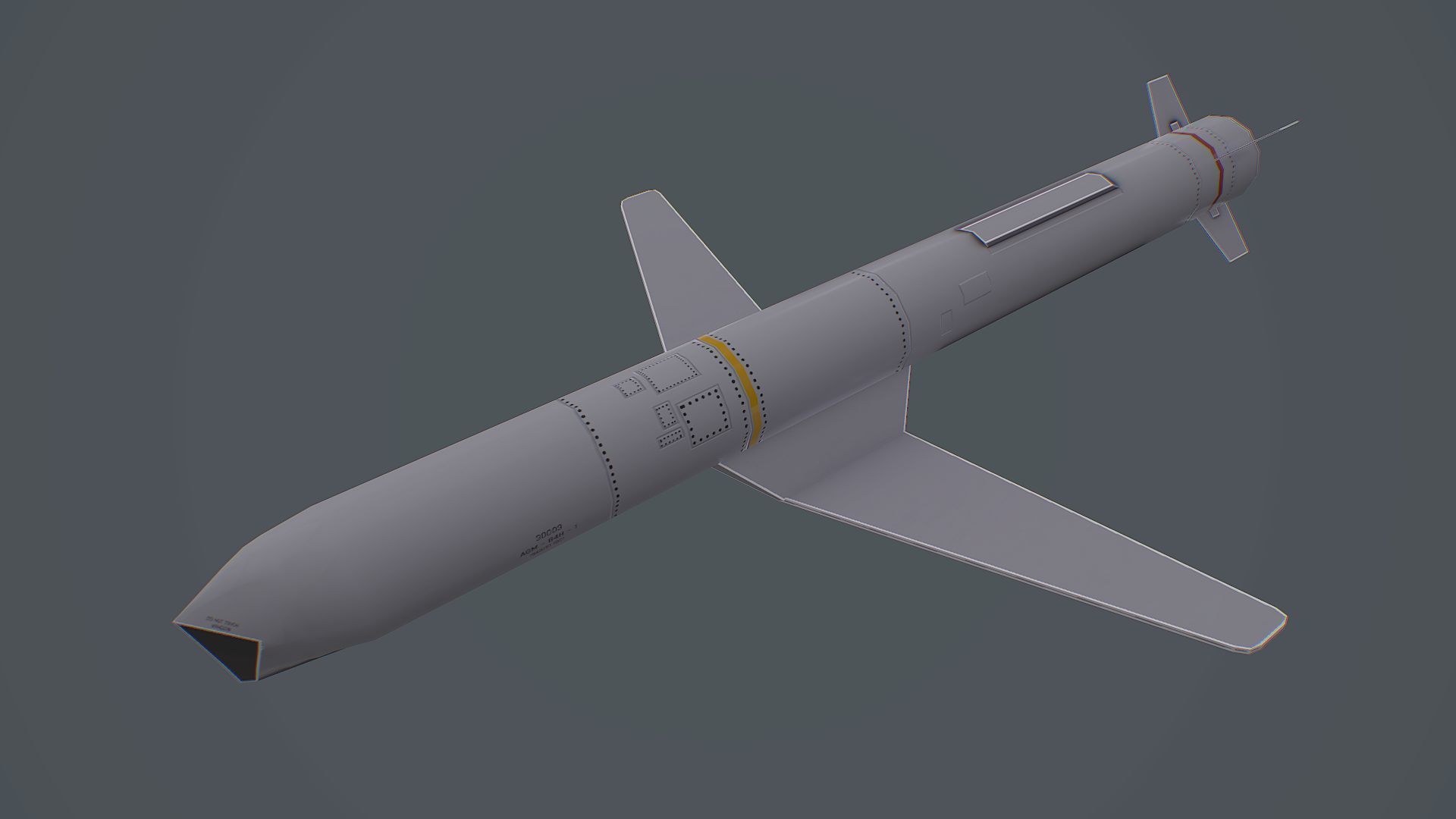 Armament for F15E pack Low-poly 3D model_2