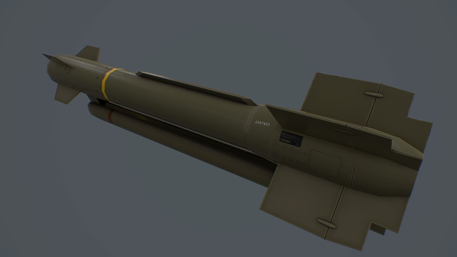 Armament for F15E pack Low-poly 3D model_4