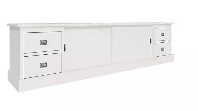 White modern cabinet 42