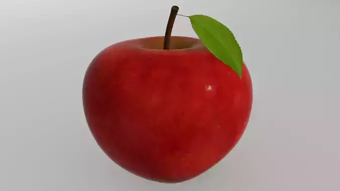 Red Apple  3D Model