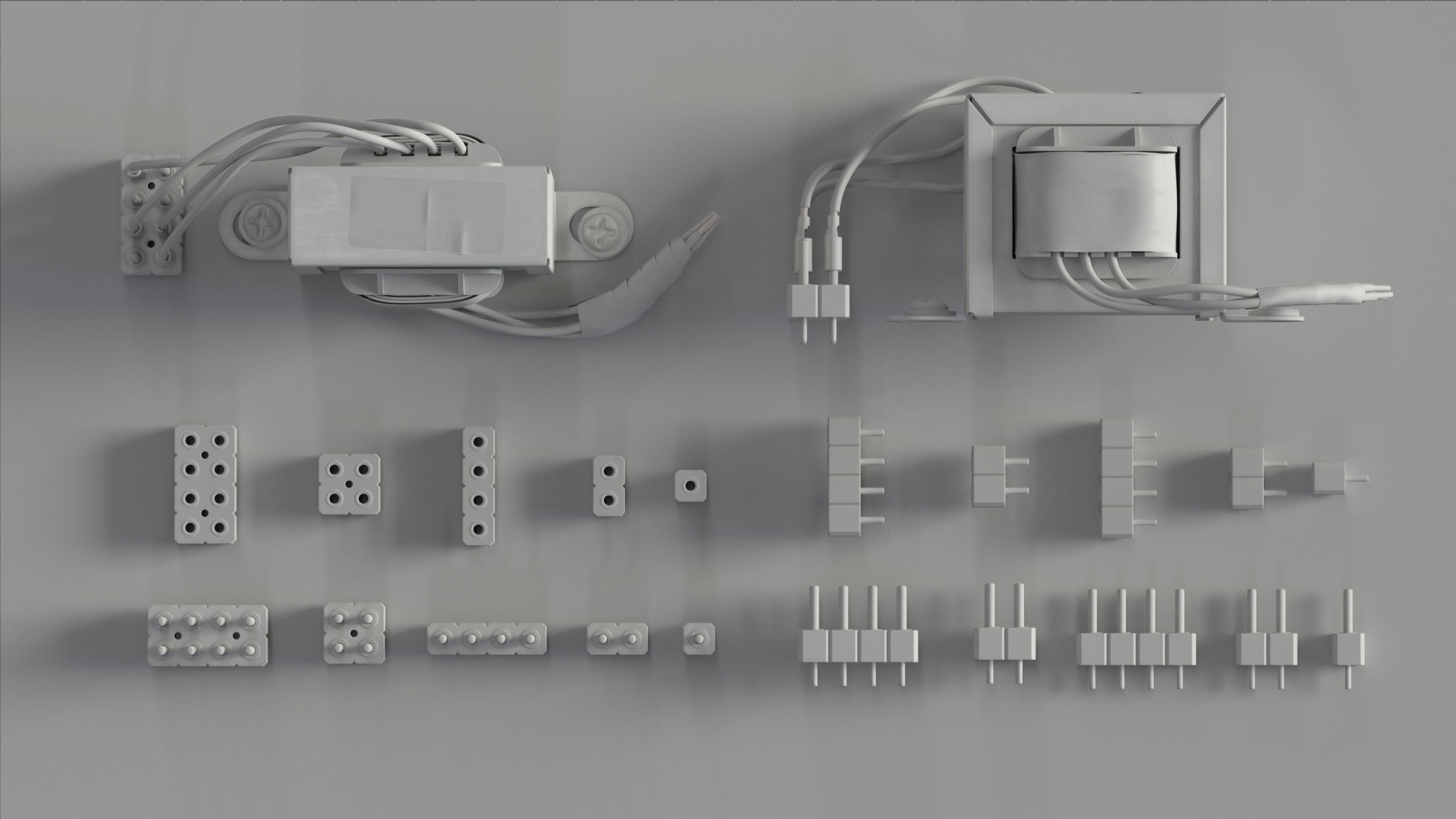 Electrical components vol5 Low-poly 3D model_5