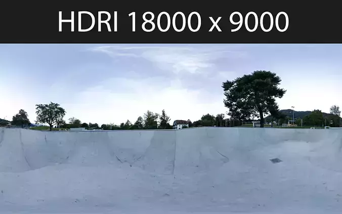 Skatepark Bowl HDRI hdr environment 