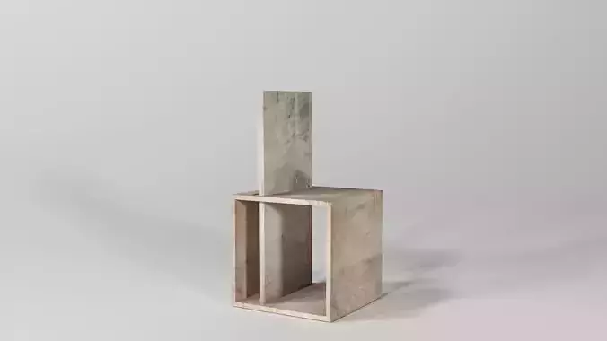 Two Function Easy Simple Square Chair