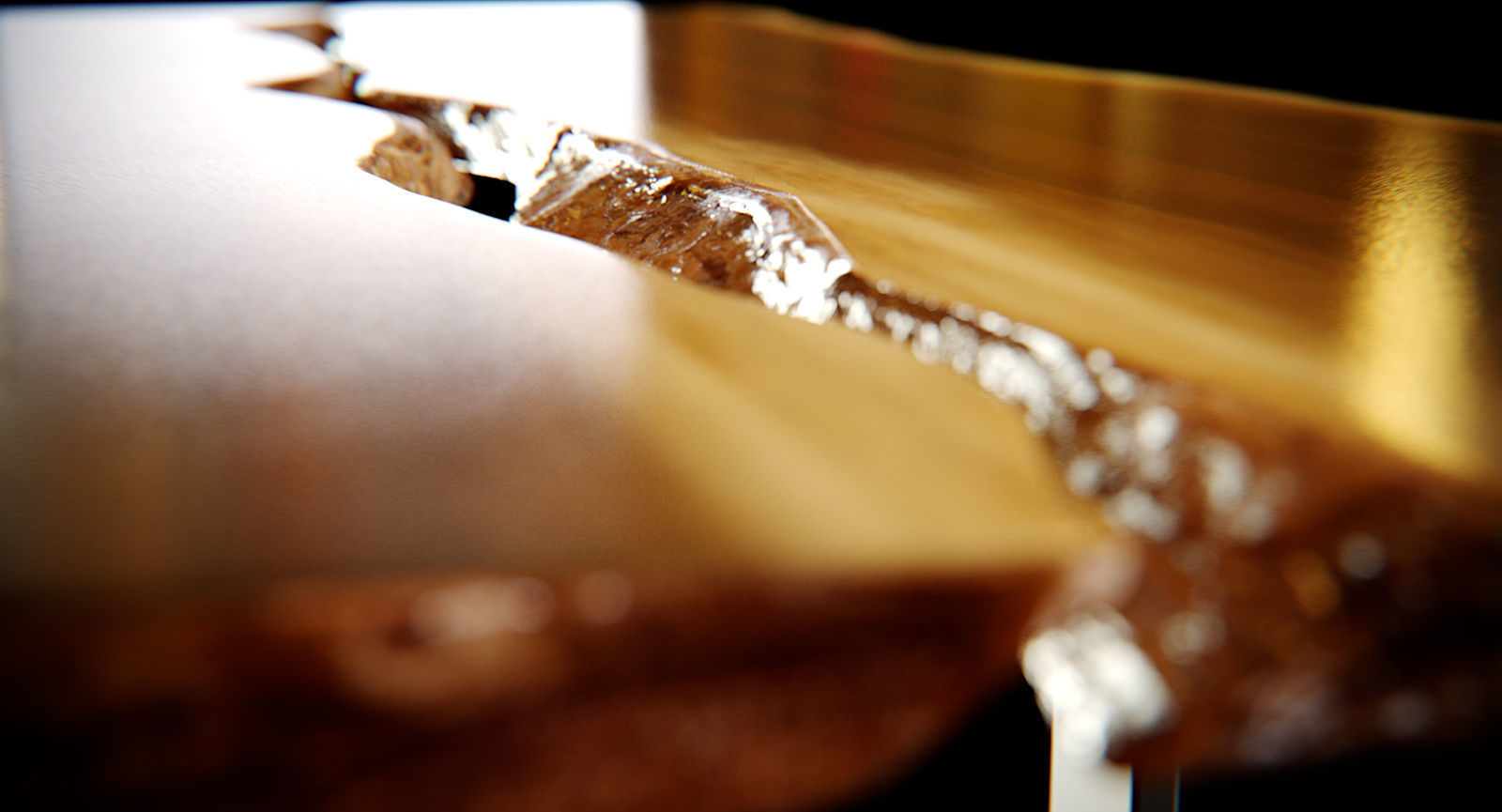 Split Wood Bark Table 3D model_3