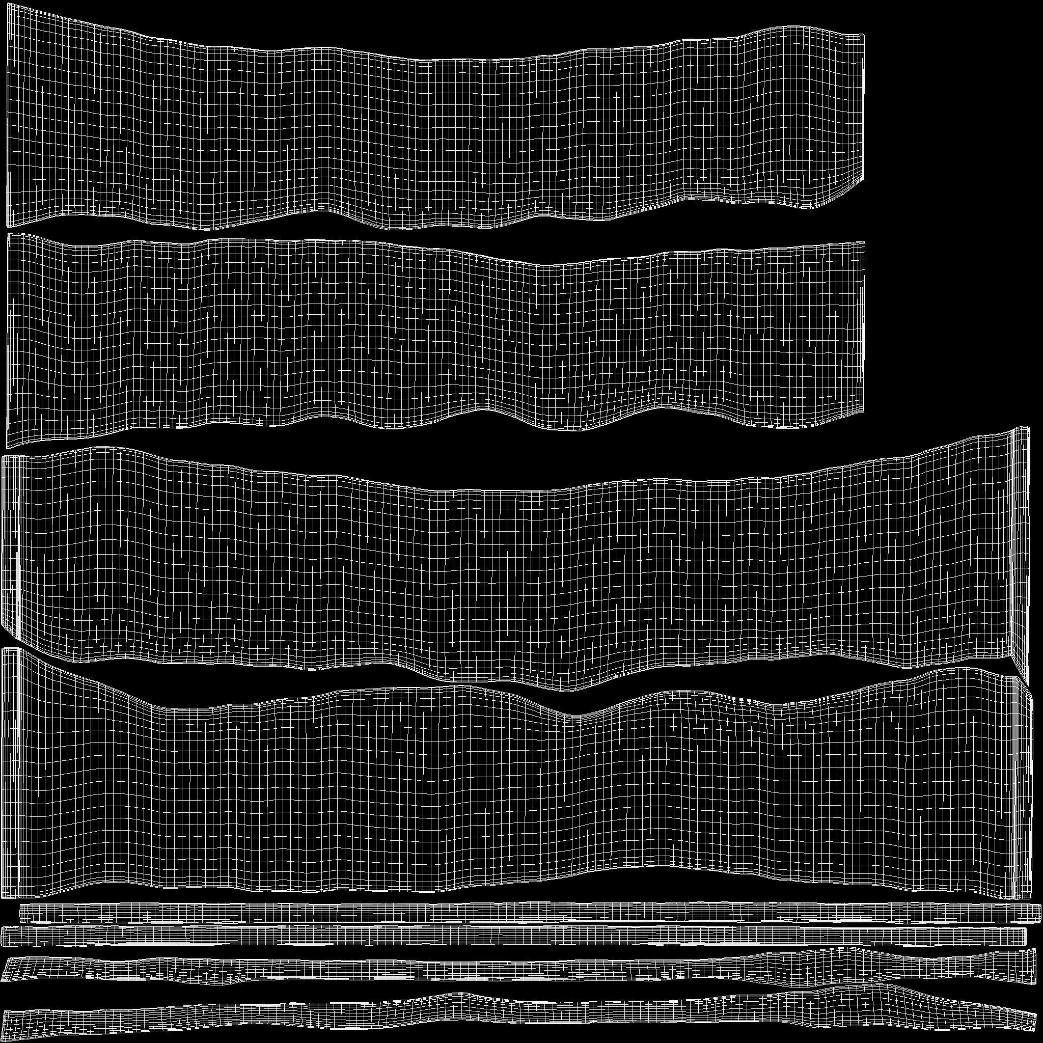 Split Wood Bark Table 3D model_8