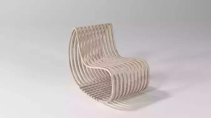 Parametric Simple Wood Chair