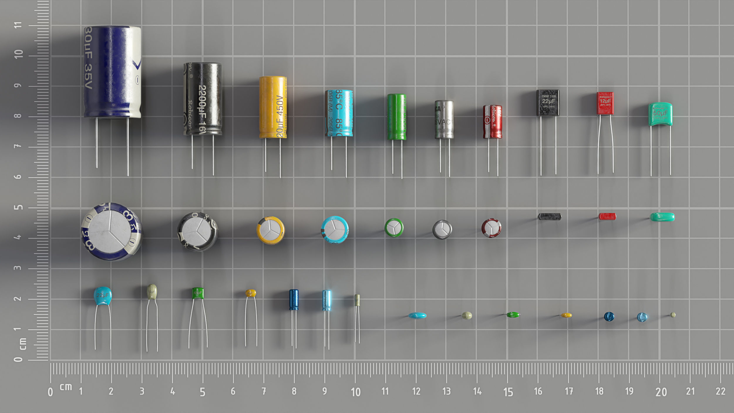 Electrical components vol6 Low-poly 3D model_1
