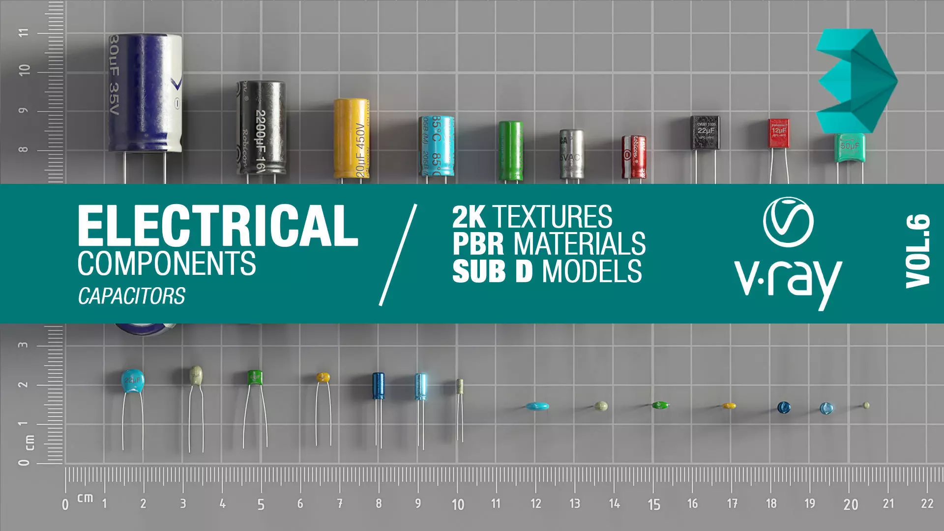 Electrical components vol6 Low-poly 3D model_0