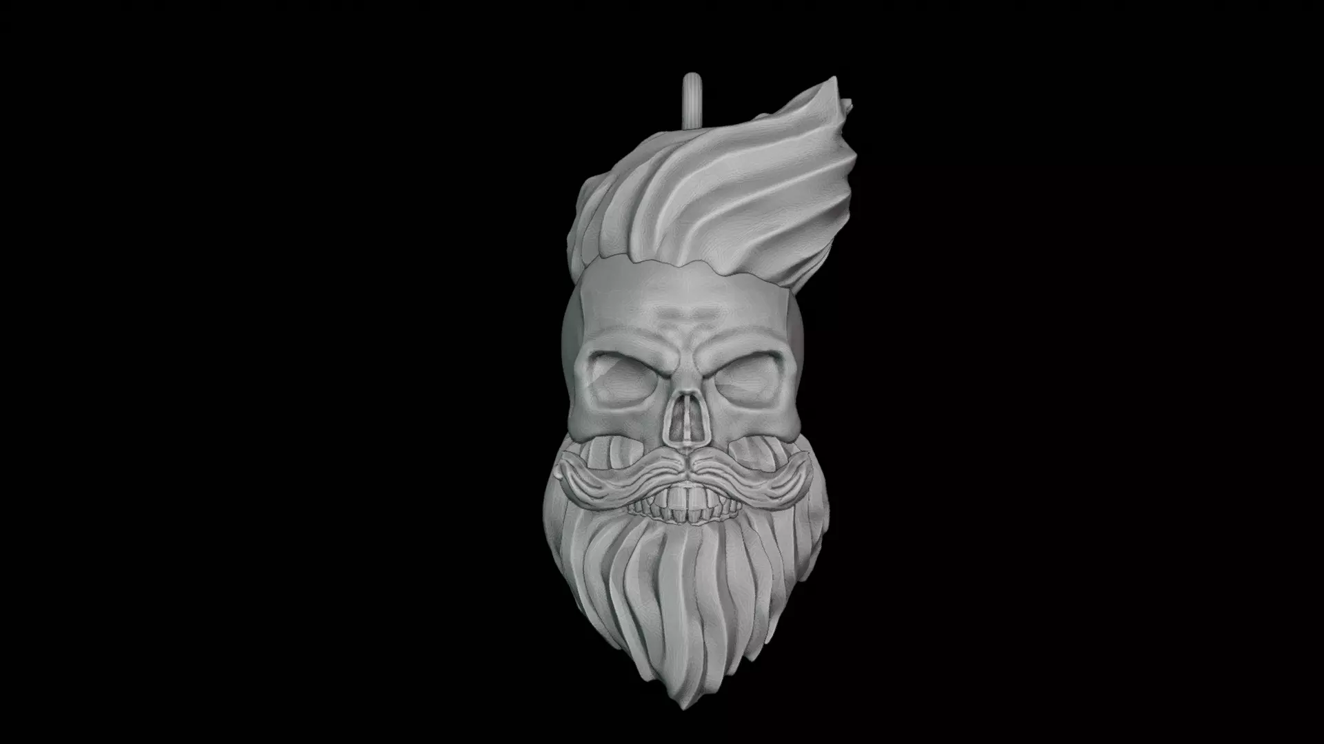 Skull Hipster 3D print model