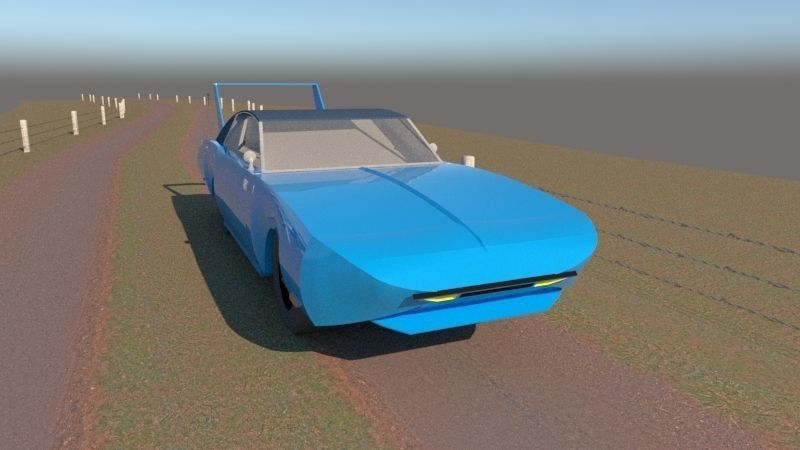 Plymouth Superbird Doodge 3D model_1