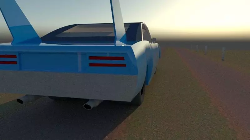 Plymouth Superbird Doodge 3D model_0