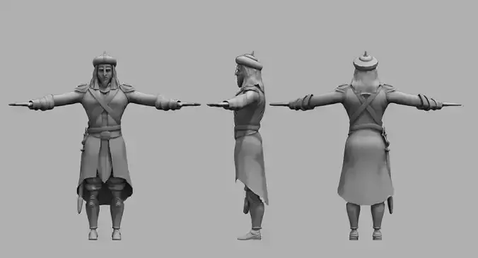 soldier 3d model man