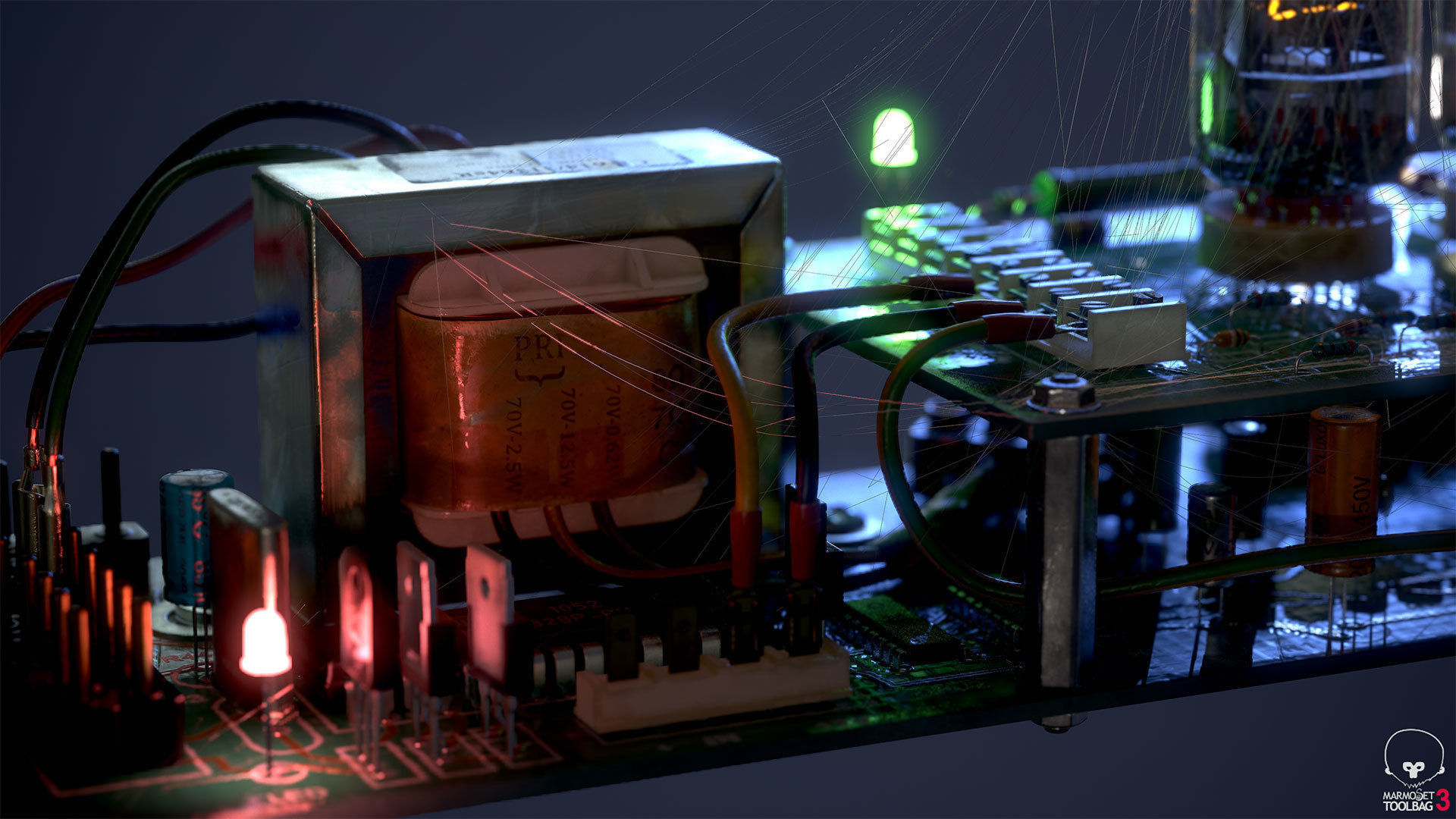 Electrical components vol7 Low-poly 3D model_4