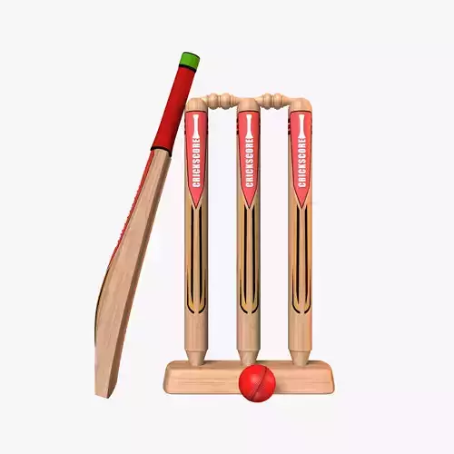 Cricket Kit Collection Low-poly 3D model