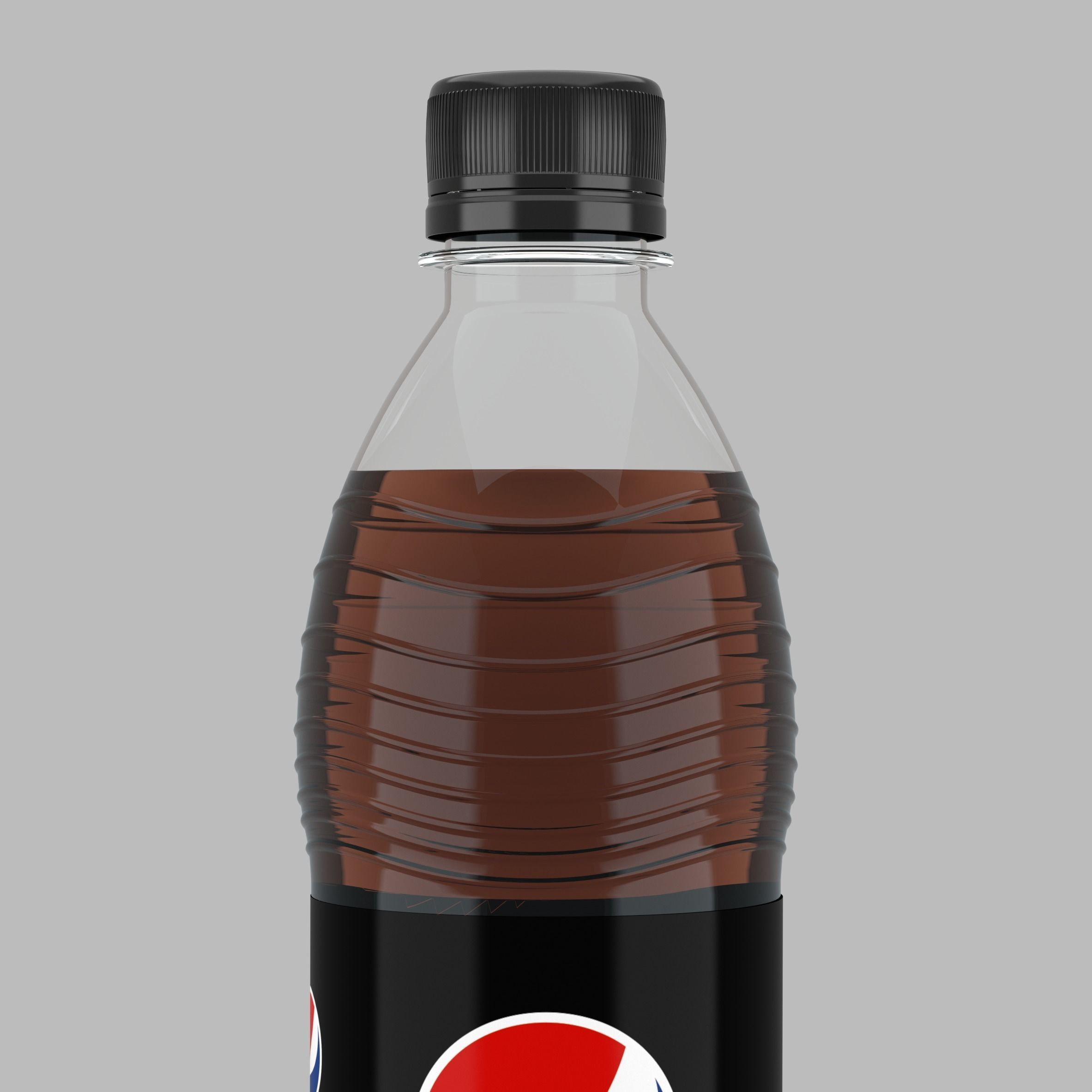 Pepsi Max Soda Bottle 50 CL 3D model packaging 3D model_3