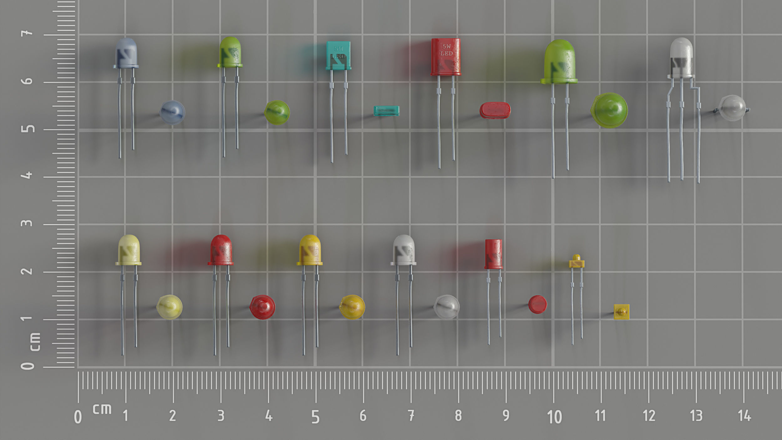Electrical components vol8 Low-poly 3D model_1