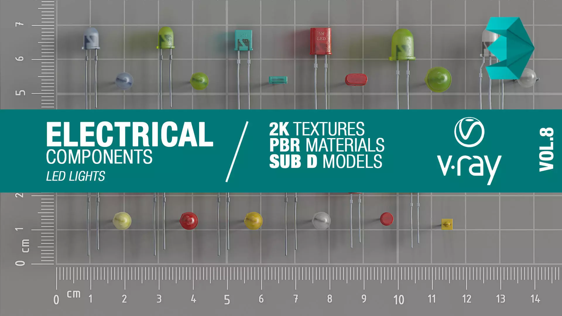 Electrical components vol8 Low-poly 3D model_0
