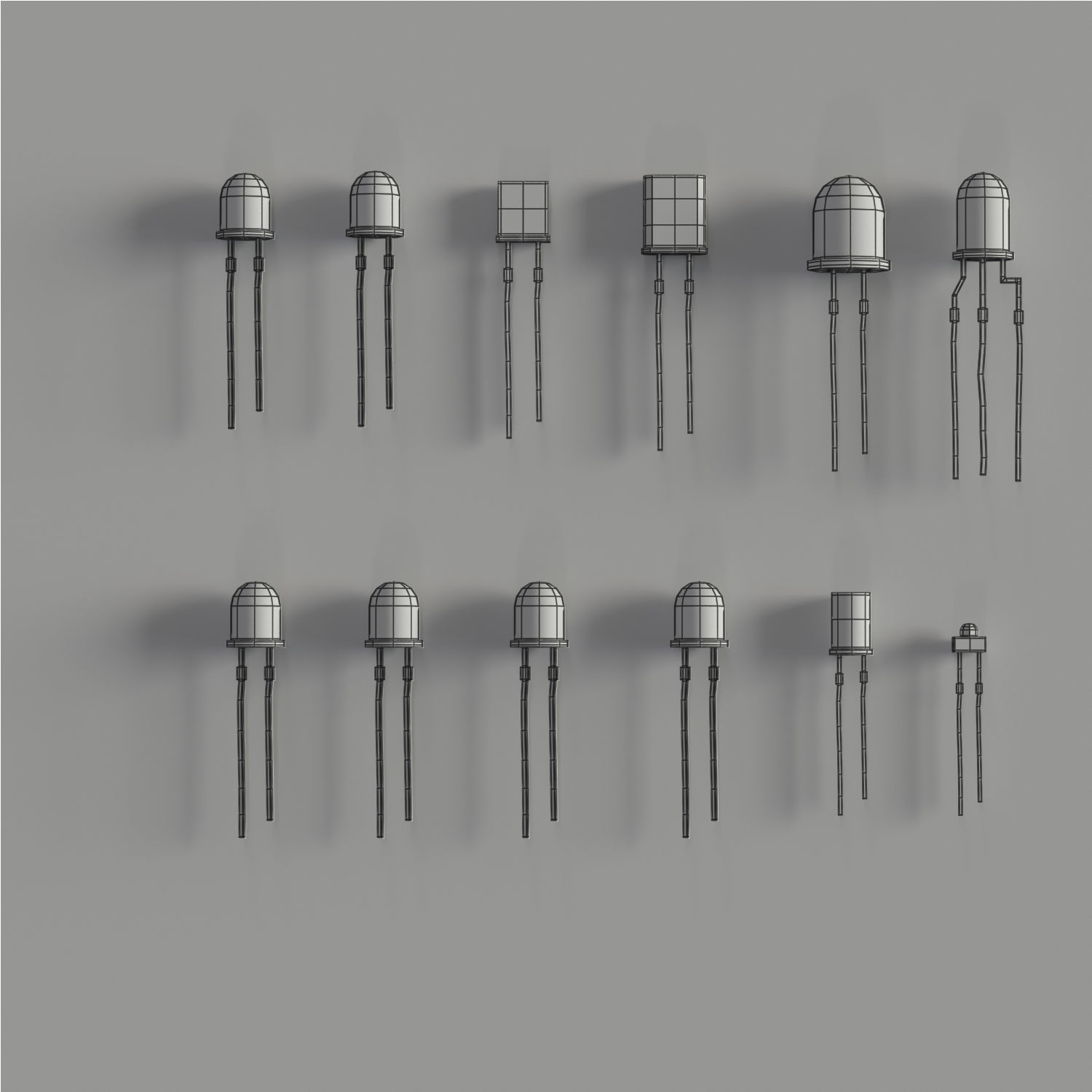 Electrical components vol8 Low-poly 3D model_3