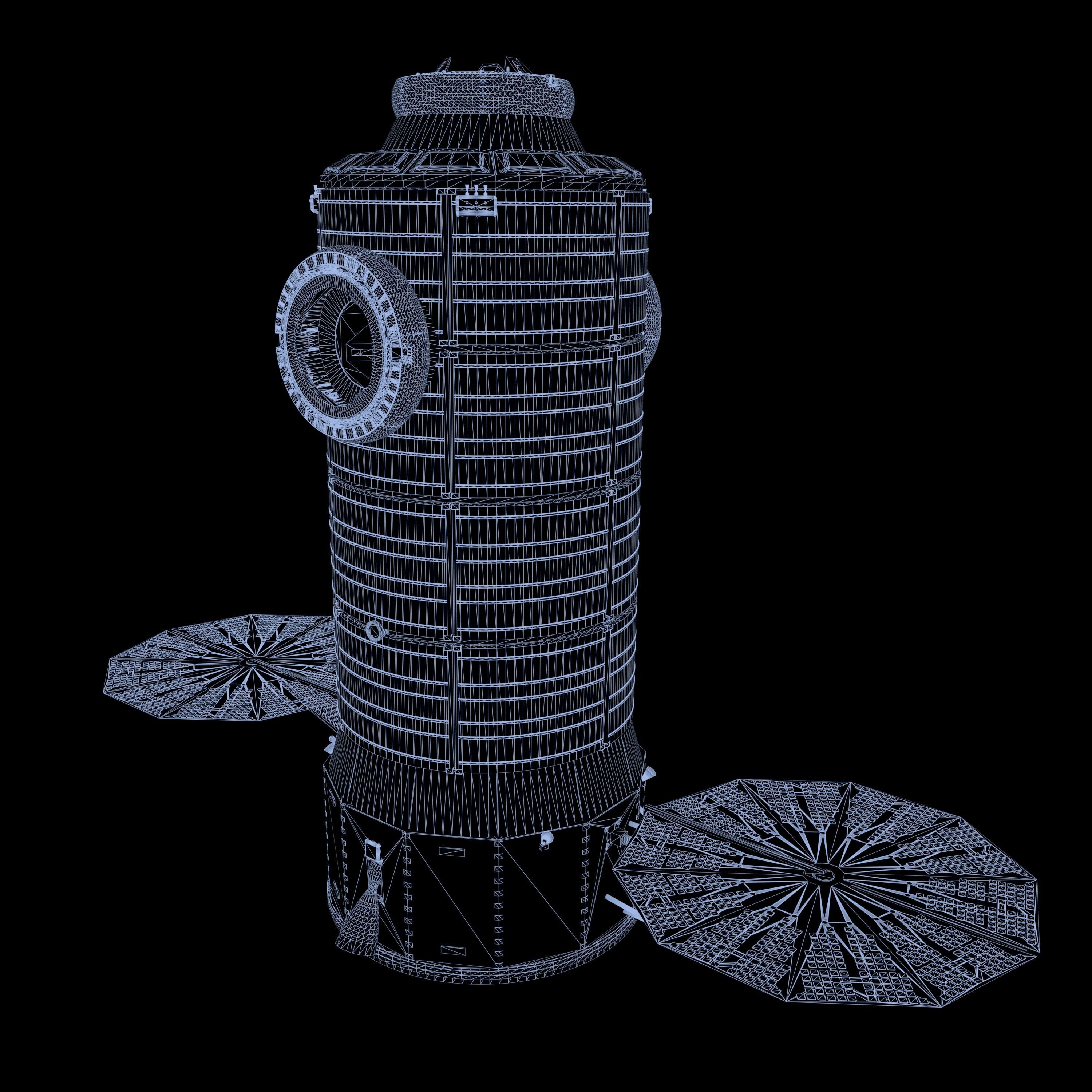 Habitat and Logistics Outpost 3D model_9