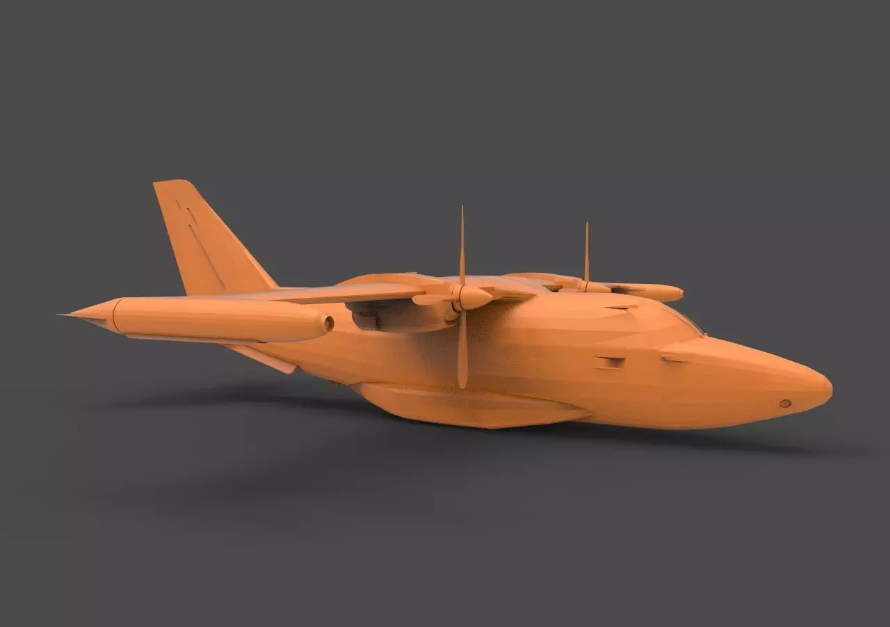 Mitsubishi MU-2 3D print model