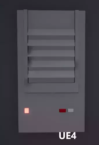 intercom air conditioning unit 3D model