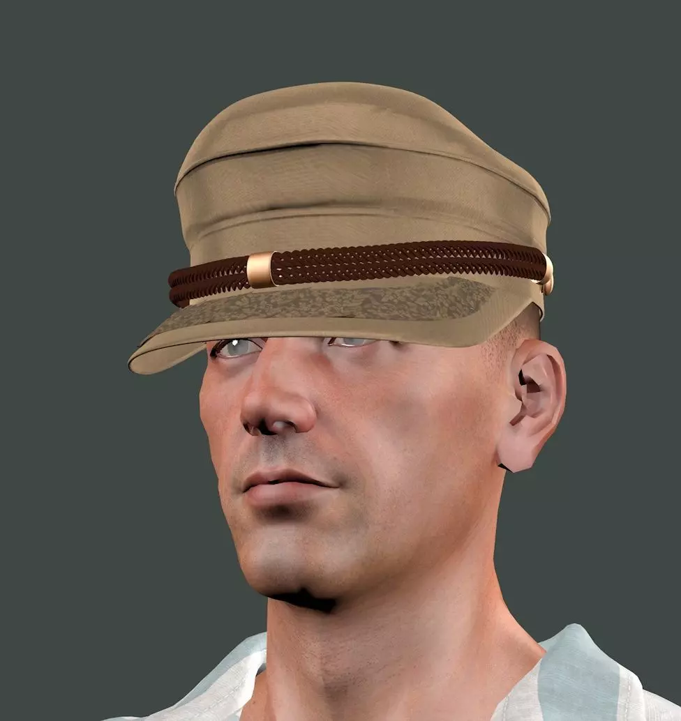 Greek Fishermans Hat Package 3D model