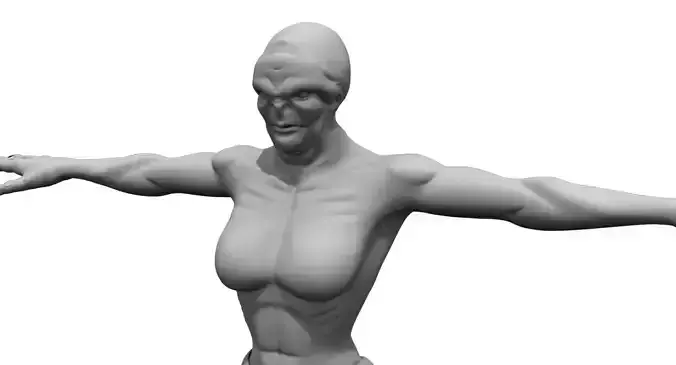 ghost 3d model human body