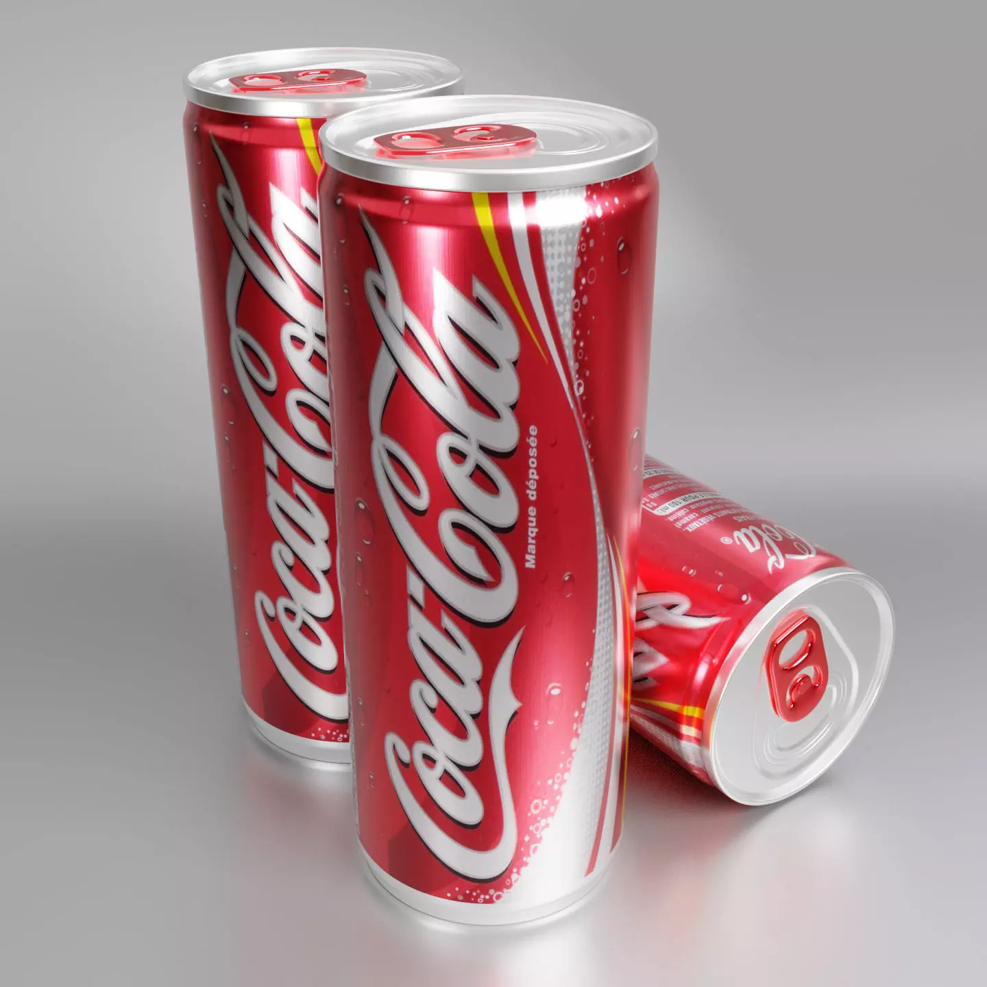 Coca-cola 250 ml 3D model_0
