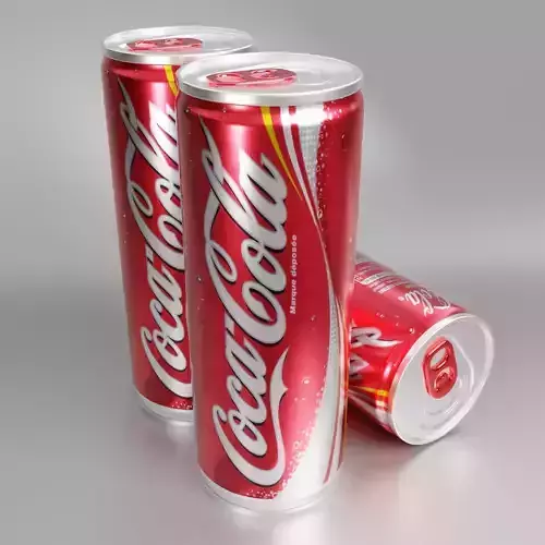 Coca-cola 250 ml 3D model