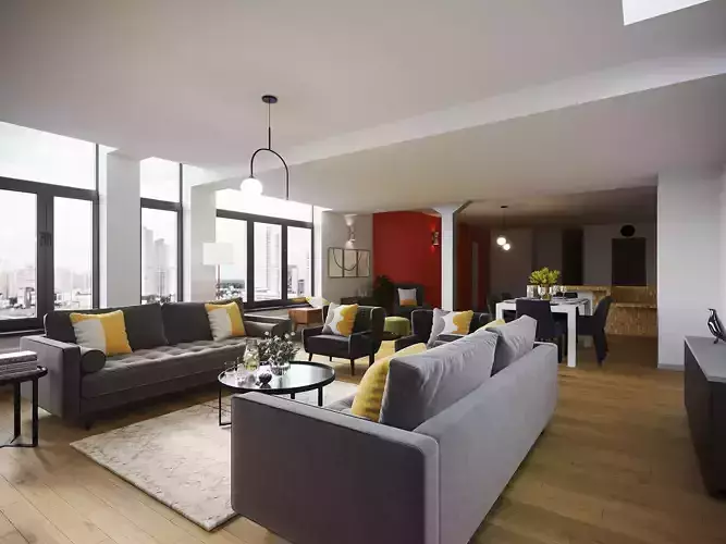 Interior living room