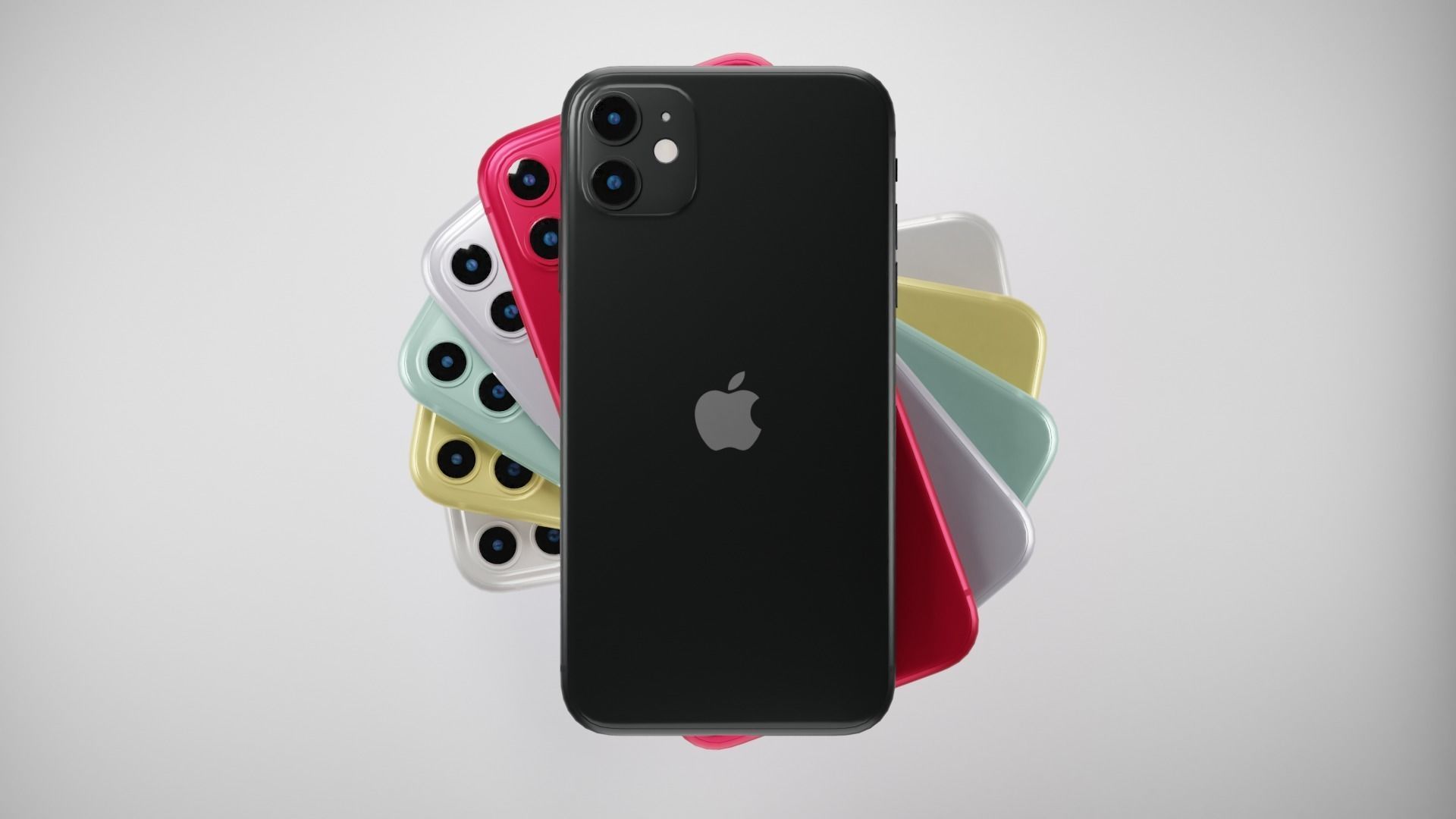 Apple iPhone 11 Low-poly 3D model_3