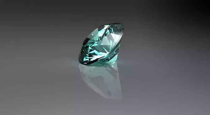 gemstone circle 3D print model