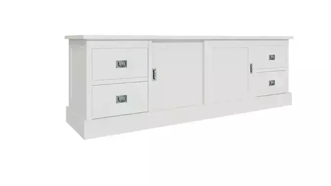 White cabinets