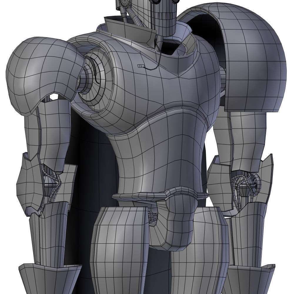 Steampunk Robot Low-poly 3D model_43