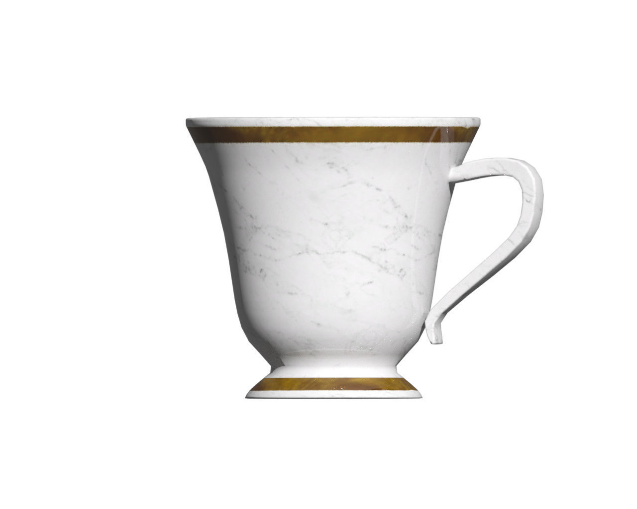 Steampunk Robot Low-poly 3D model_28