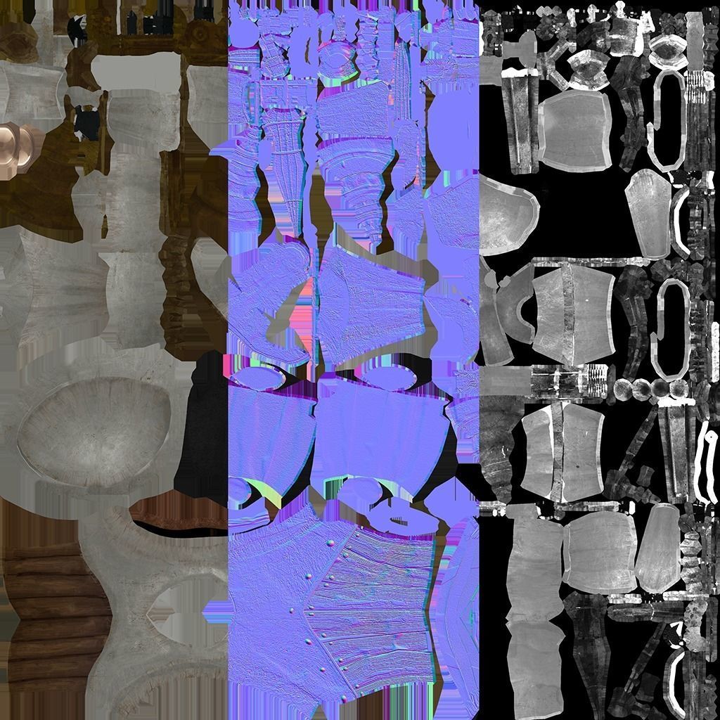 Steampunk Robot Low-poly 3D model_51