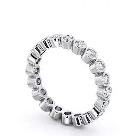 stl file diamond eternity ring gold