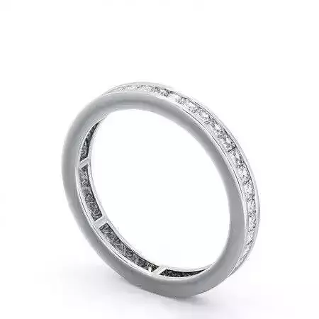 stl file gold diamond eternity ring