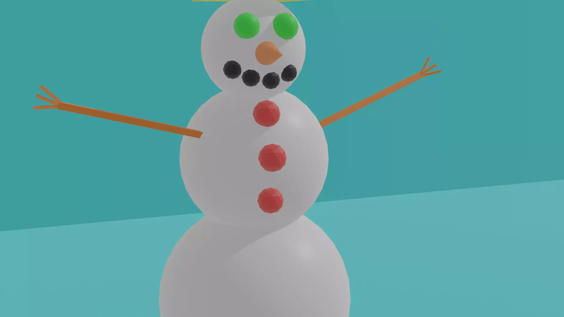 SnowMan Free 3D print model
