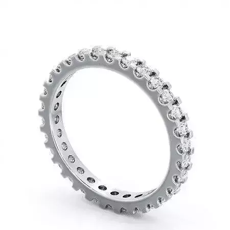 stl file diamond eternity ring gold