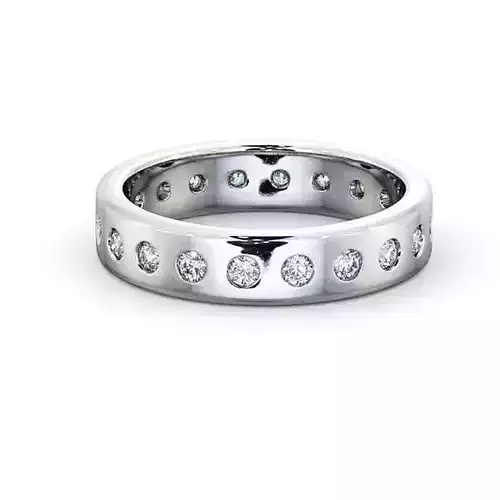 stl file diamond eternity ring gold