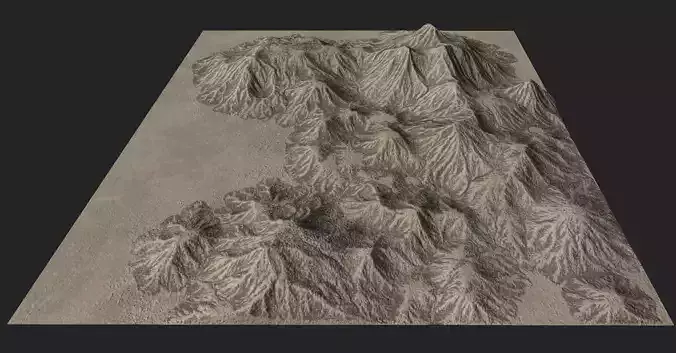 Desert Mountain Landscape