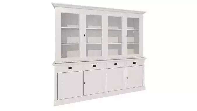 White cabinets