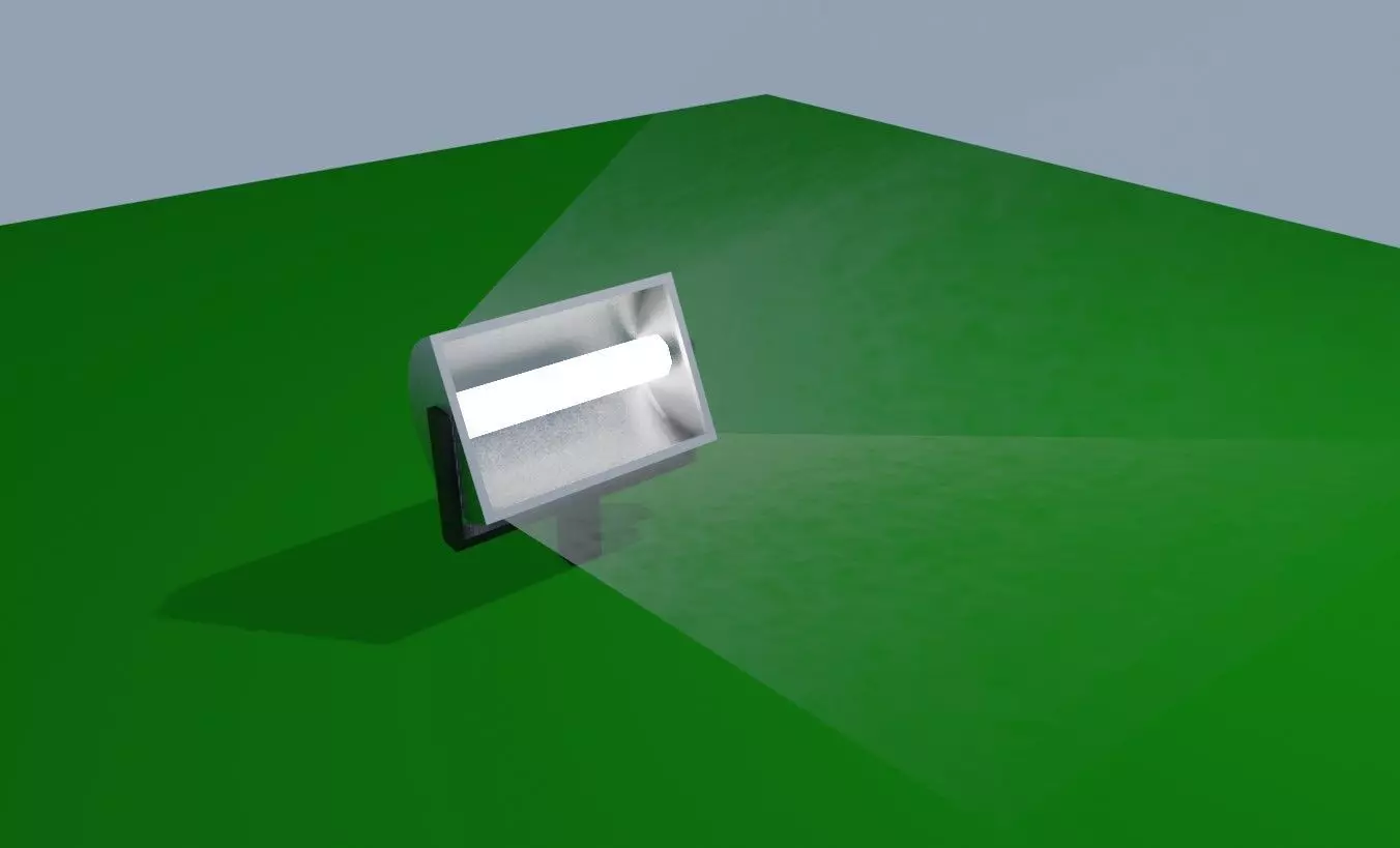 Searchlight - Stadium Spotlight - Floodlight - Holofote Low-poly 3D model