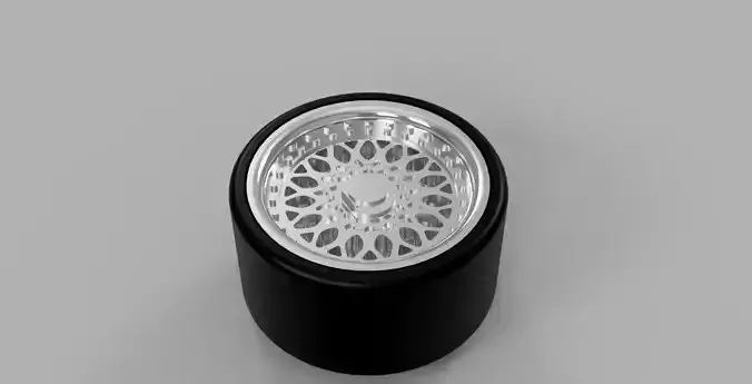 Wheel BBS 17 inch - miniature scale 1-64 Hotweels Greenlight