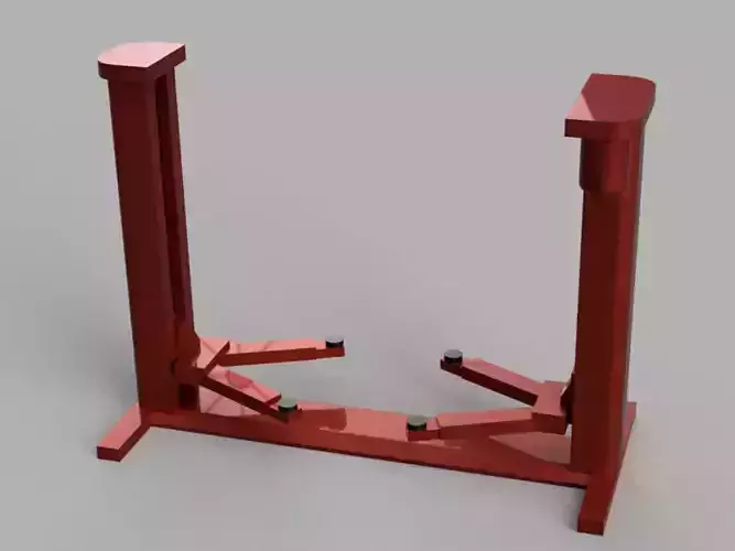 Power Lift Miniature Car Garage Diorama 1-43 3D print model