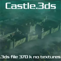 Castle 3D model file Free 3D model
