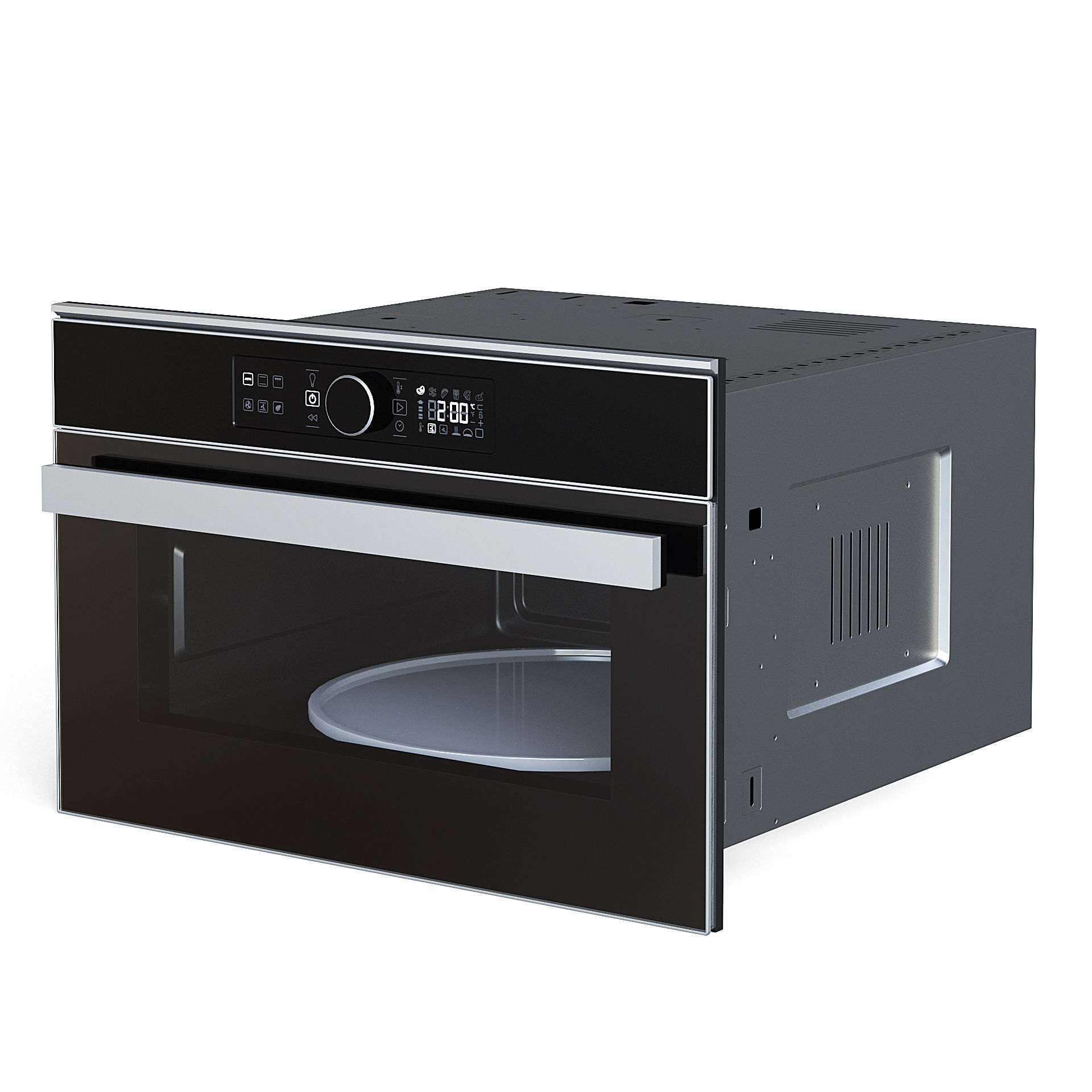 Microwave samsung oven 3D model_2