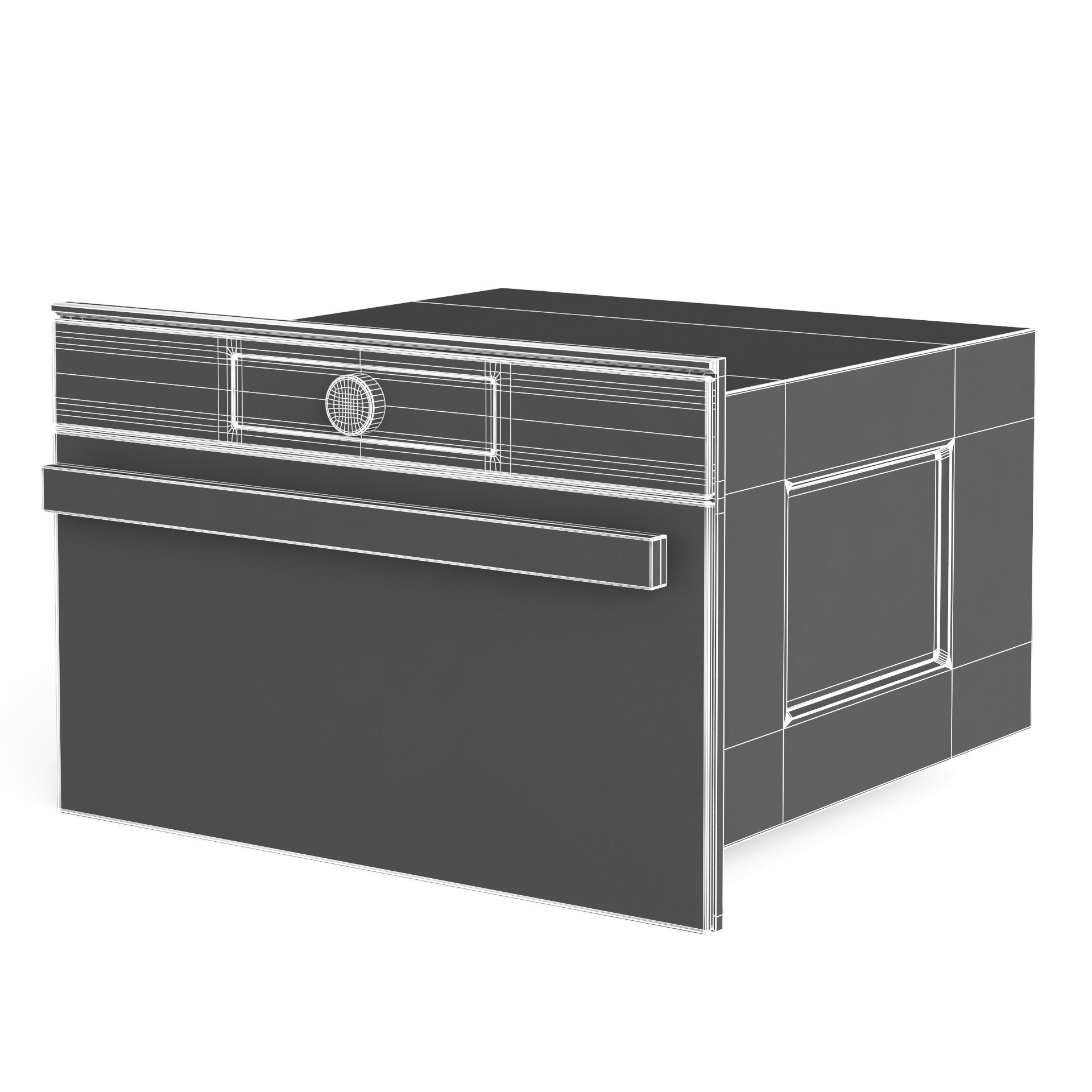 Microwave samsung oven 3D model_6