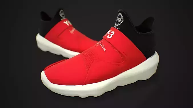  Adidas Y-3 Suberou PBR Low-poly 3D model